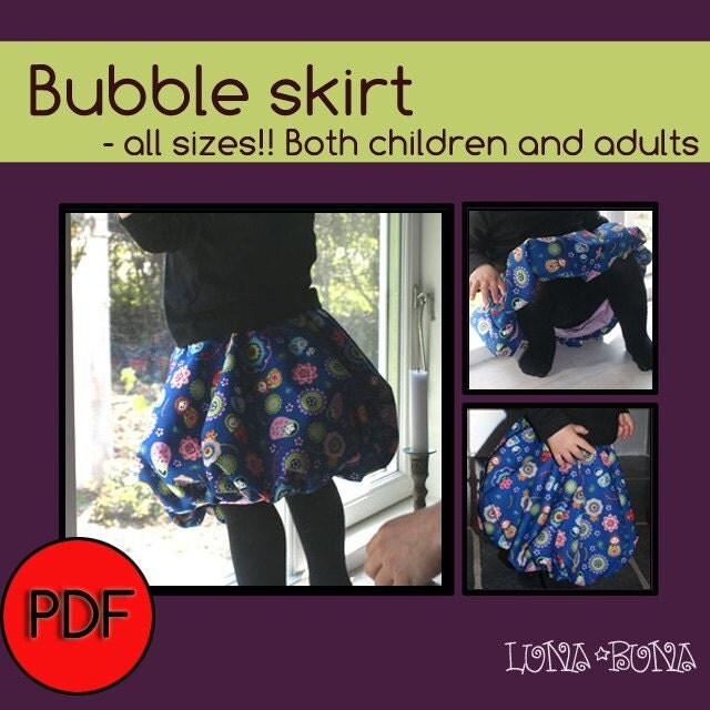 bubble skirt pattern