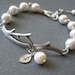 Personalized Bridesmaids Gifts, Bridesmaids Initial Bracelet, Personalized Bridesmaids Jewelry Bridal Party Gifts