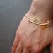 Engagement Gifts - Love Birds Bracelet Sterling Personalized Anniversary Gifts, Bridesmaids Gift, Bridal Shower Gifts