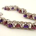 Pink and Purple Chainmail Choker Kit - Stainless Steel and Niobium