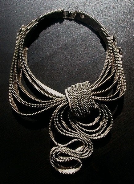 My Scarf Zipper Necklace