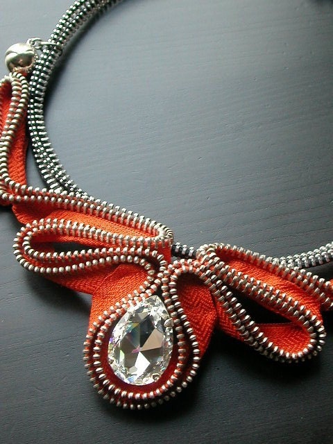 The Alien Zipper Necklace