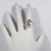 Sterling Silver Stars Ring - Adjustable Twisted Wire Character Ring of the Night Sky