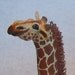 Paper Mache Giraffe shoe OOAK