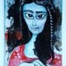 Original Acrylic Painting "Maybe Lisa Mona"