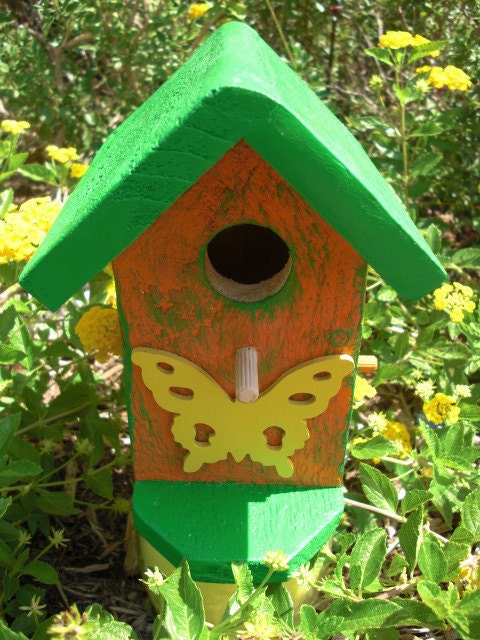 Birdhouse - Small Butterfly by ABCbirdhouses