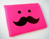 Felt iPad Sleeve / Case - Moustache