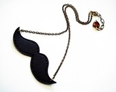 Moustache Necklace