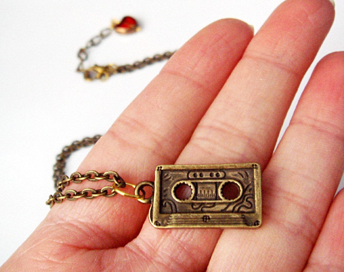 Cassette Tape Necklace