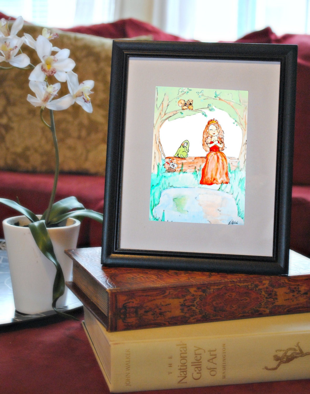 Children Decor, Fairytale Print, Princess art, But I am NOT a frog