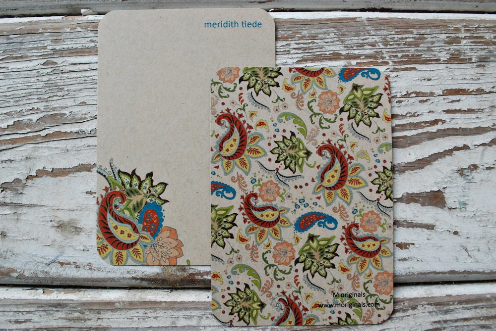 Personalized Note Card Set - Set of 8 - The Paige Note