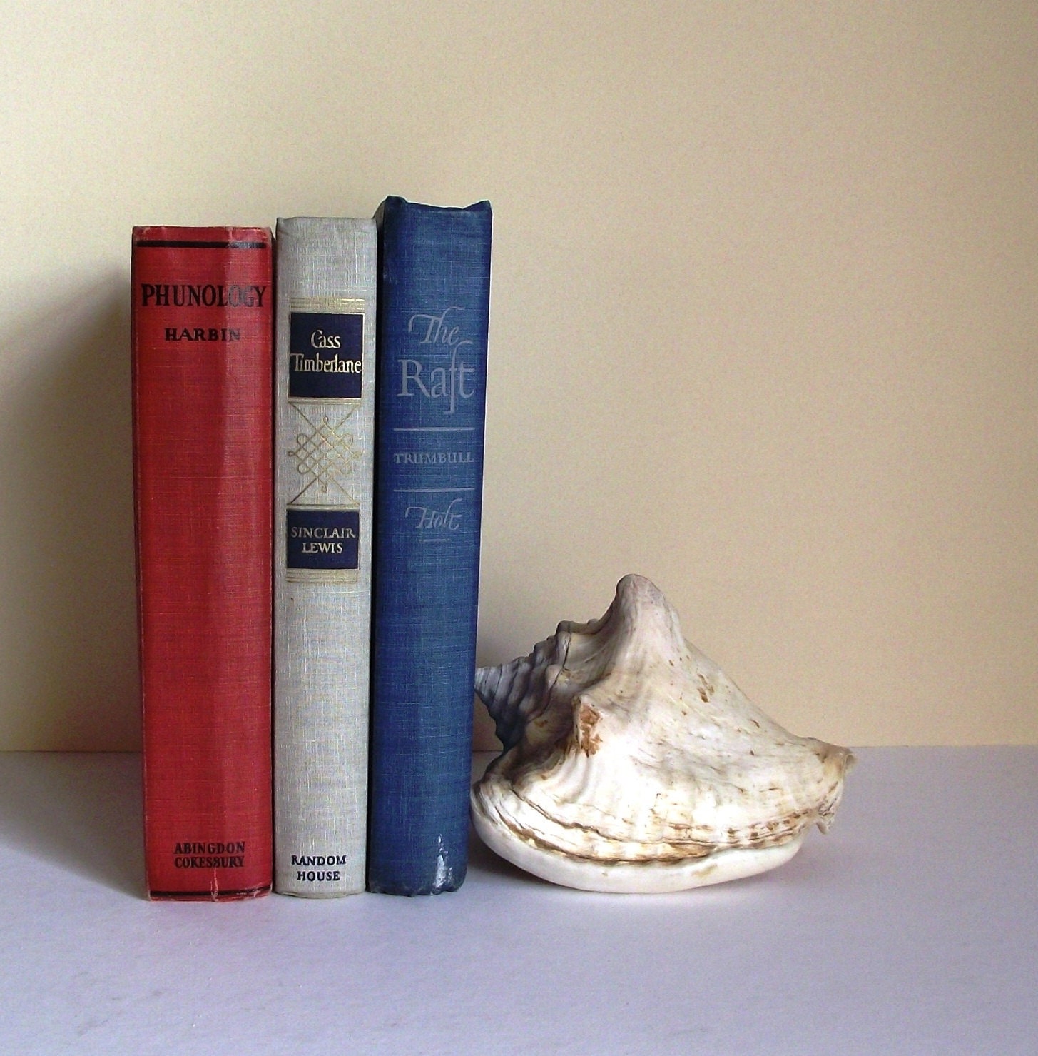 Vintage Collection Trio of Red White and Blue Books