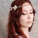 Bridal circlet, lavender flower crown, wedding tiara, hair accessories - The fae queen