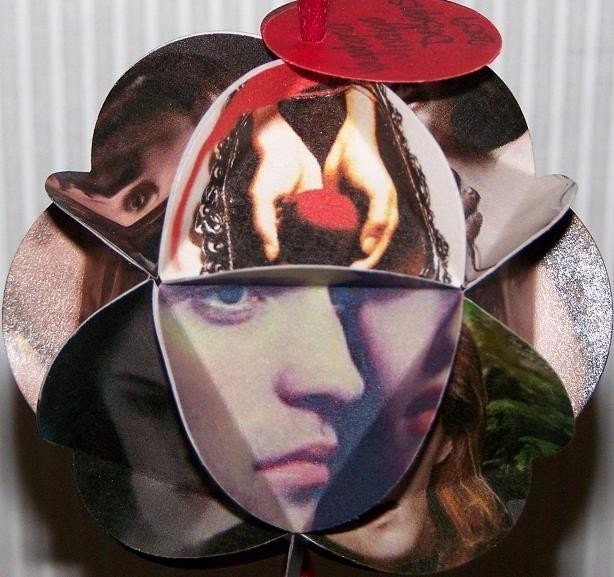 Damned Fame Handmade Paper Ornament - Twilight