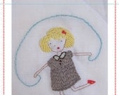skip-ity girl embroidery pdf pattern