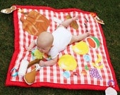 Picnic baby play mat, waterproof play mat, baby activity mat, baby toys, summer outdoor play, playmat, baby mat, picnic blanket