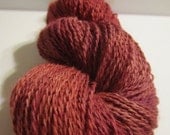 Cranberry Dyed  Alpaca the Way it Should Be Yarn