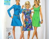 Vintage Sewing Pattern Ladies 70's Uncut, Simplicit, Dress in Three Styles XL 8868 FreshandSwanky on Etsy