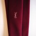 Vintage Ties Men's 80's Yves Saint Laurent Silk Burgundy Skinny Neckwear 798 FreshandSwanky on Etsy