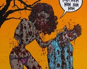 Zombie Girl Nom Nom Nom CLEARANCE