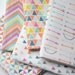 pinwheels  - pastel fabric - fat quarter - triangle fabric - geometric fabric