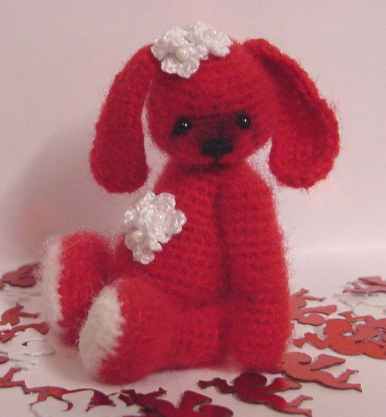 Miniature Thread Artist Bear Crochet pattern SOME BUNNY by Joanne Noel of Wee Bears