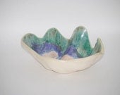 shell bowl in ocean storm