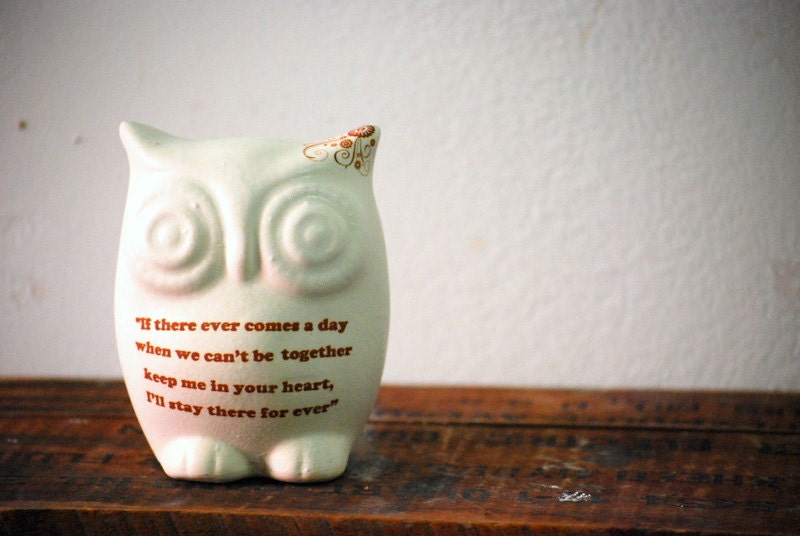 White owl with winnie the pooh quote - friendship
