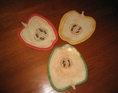 apple trays/platters/plates