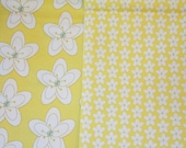 Floral Fabric in Soft Sunshine Yellow