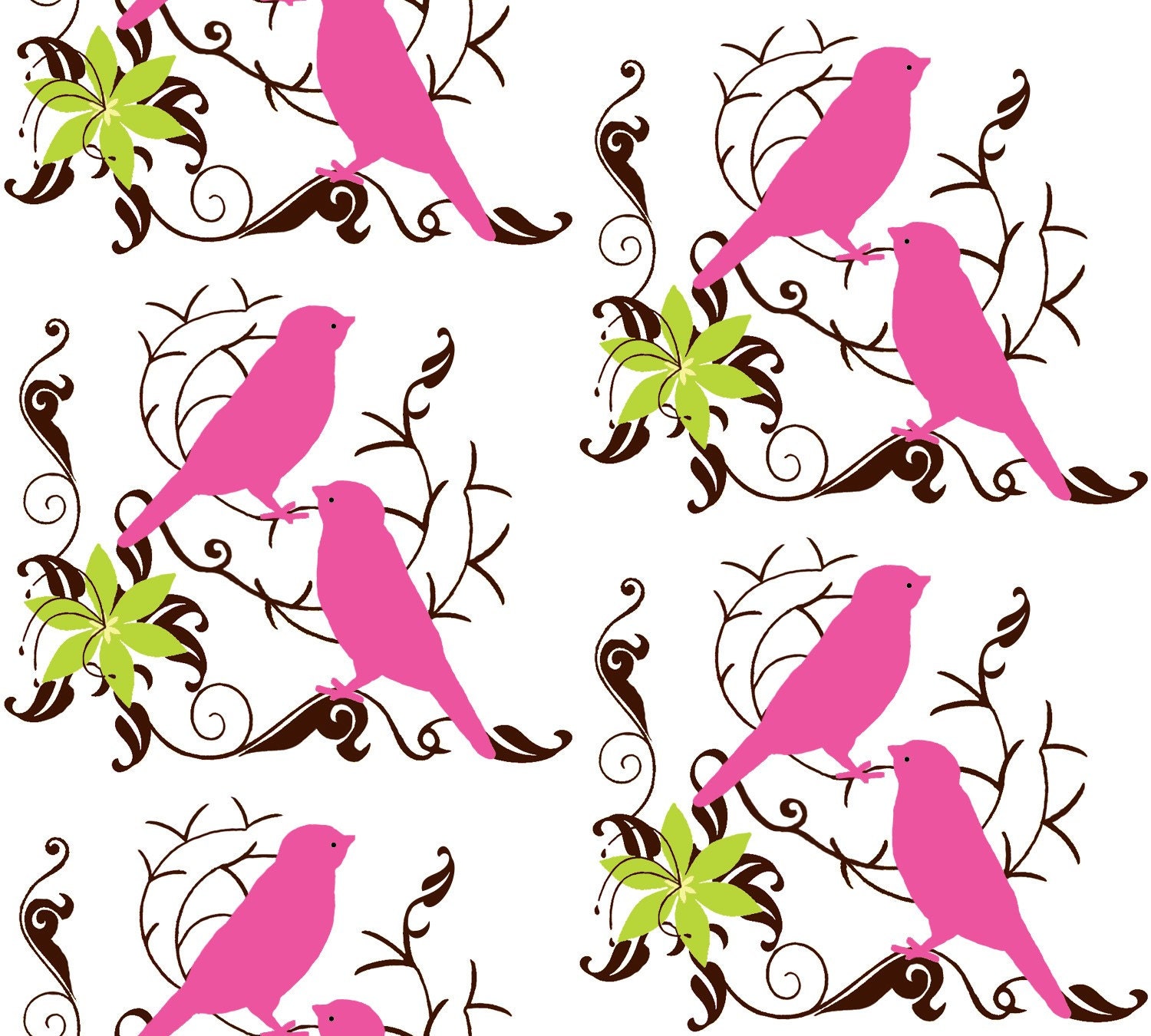 Bird Designed Fabric called MorningSong