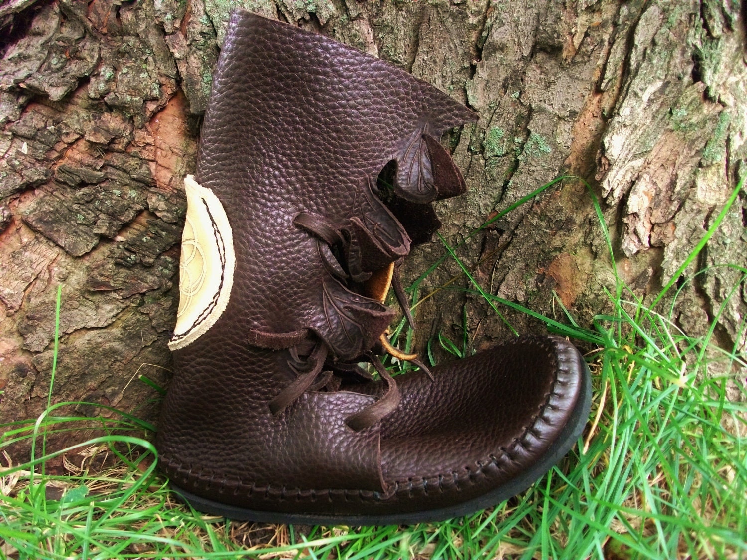 Seed Of Life Elf Wrap Moccasin w/ Vibram Sole