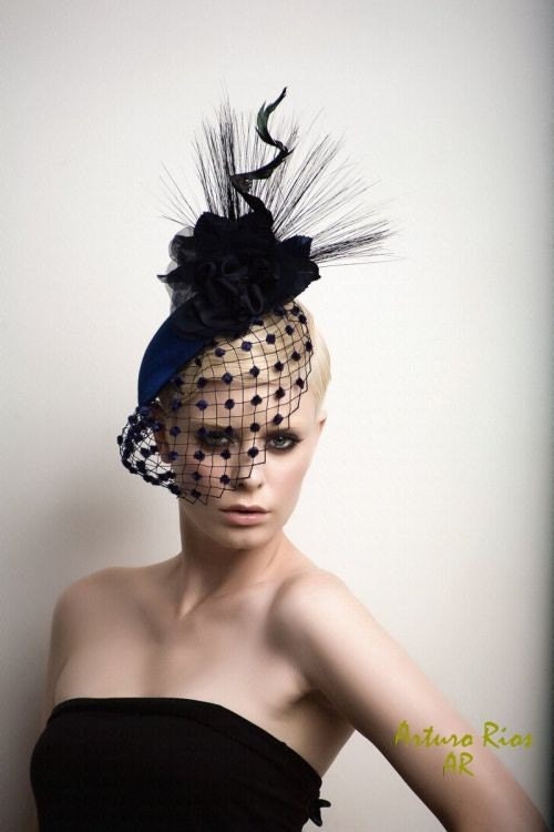 High Fashion cocktail Hat- Fascinator- Headpiece
