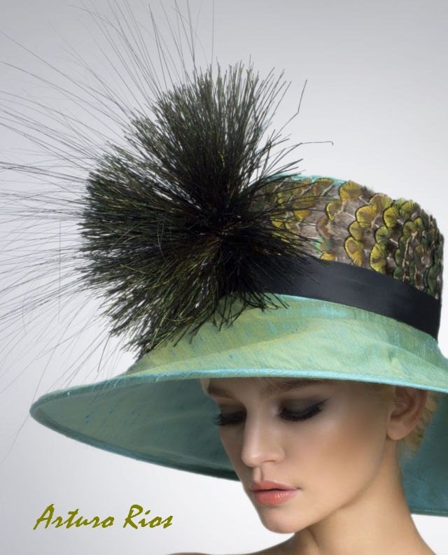 Couture Derby Hat-- Lampshade hat