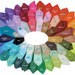 25 French Vanilla Paper Dahlias. Napkin rings perfect for weddings, birthday parties, baby showers, home decor. Tissue paper pom pom.