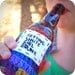 Cozy Cover Bottle Can Koozie White Girl Drunk rainbow crochet handmade