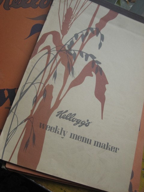Kellogg's Weekly Menu Planner - The Best To You Each Morning - 1970s