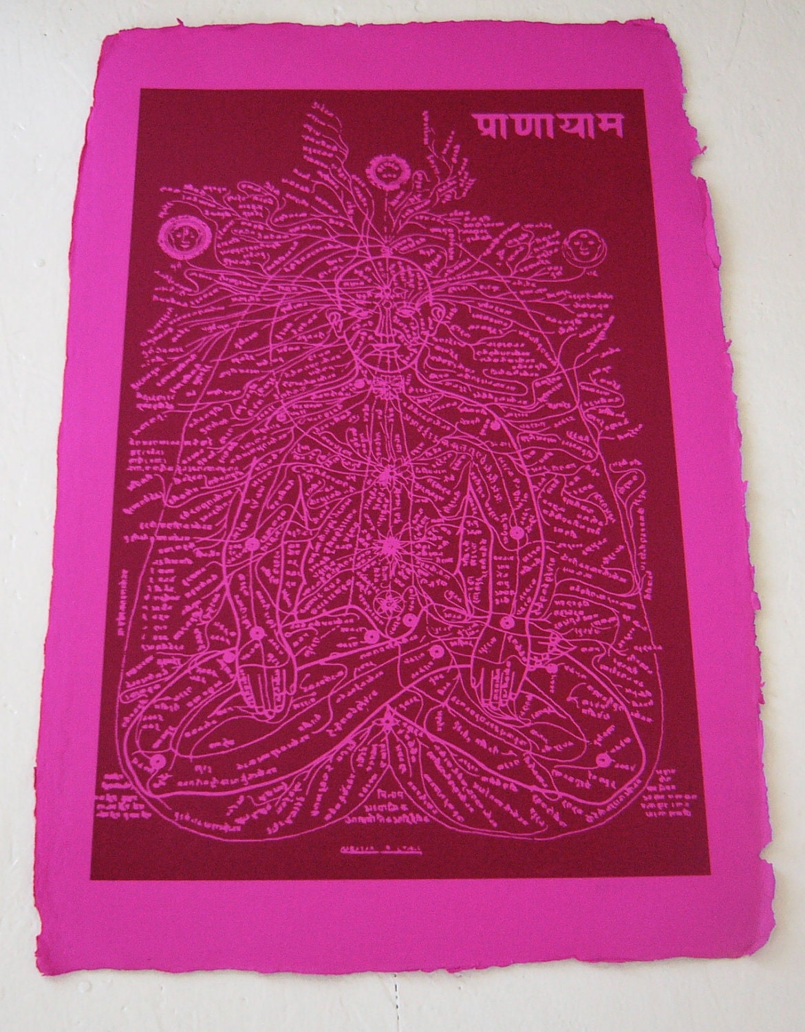 Nadis (Energy Points) Serigraph Print