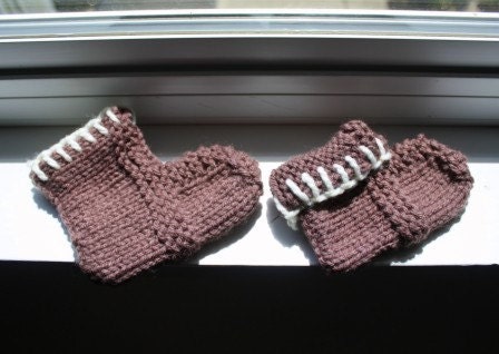 Easy T Baby Booties - Knitting Pattern (PDF)