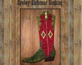 Cowboy Christmas Stocking 2008 Pattern