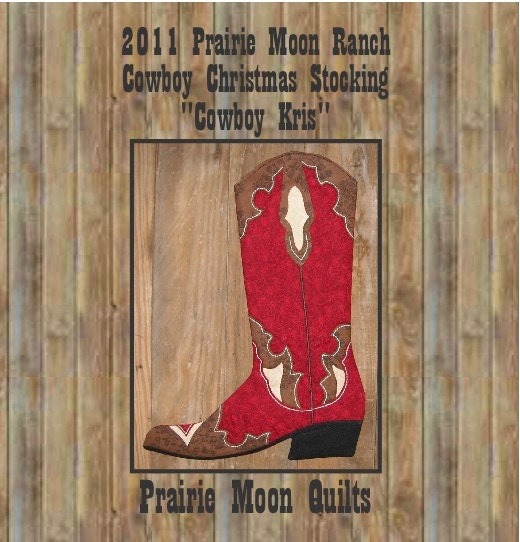 Cowboy Christmas Stocking 2011 Pattern