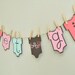 Baby girl onesie banner, baby shower, onesie theme, baby girl, party banner, baby shower decorations