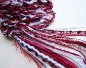 University of Alabama, University of South Carolina, College Scarf, TEAM Crochet Scarf -Crimson and White