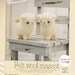 DIY handmade felt wool Sheep Friends Japanese kit package