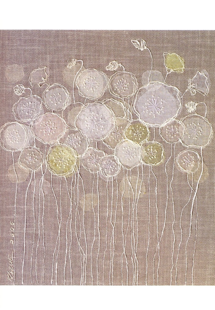 Out-of-print Master Kazue Sakurai 01 - Sketching Embroidery - Japanese craft book