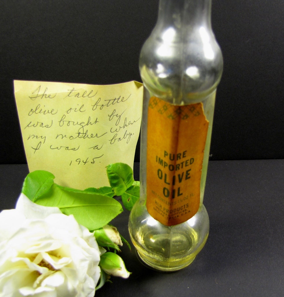 Olive Oil bottle from 1945