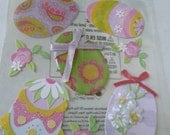 EASTER EGGS Jolee's Boutique 3d Scrapbooking Stickers- Holidays, Bunny, Religion