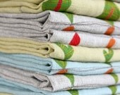 Linen Tea Towel Set of 3, Choose Any, Customize Your Set