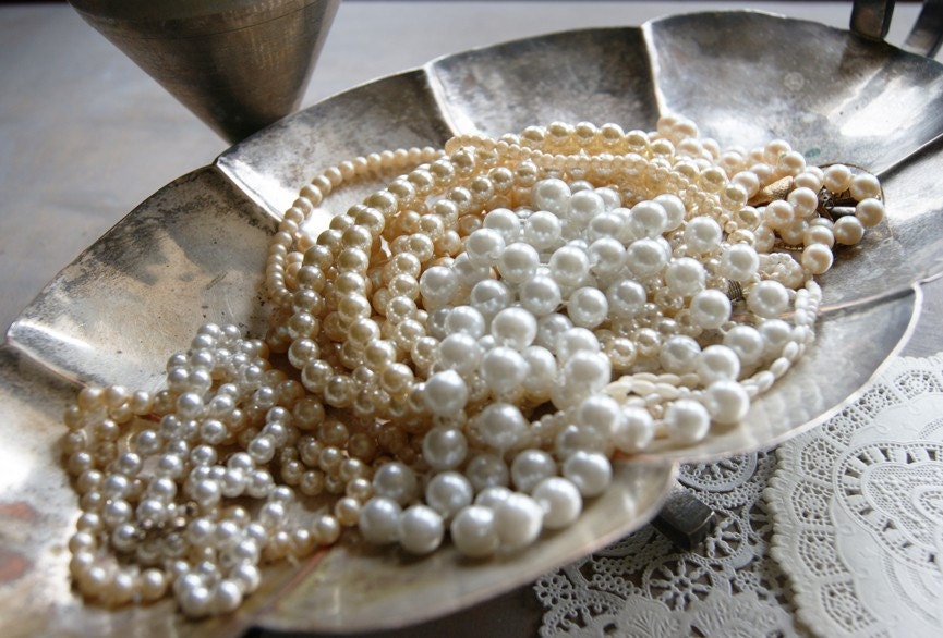 pearl necklaces