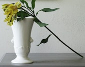 White Shell Vase by Vitrock
